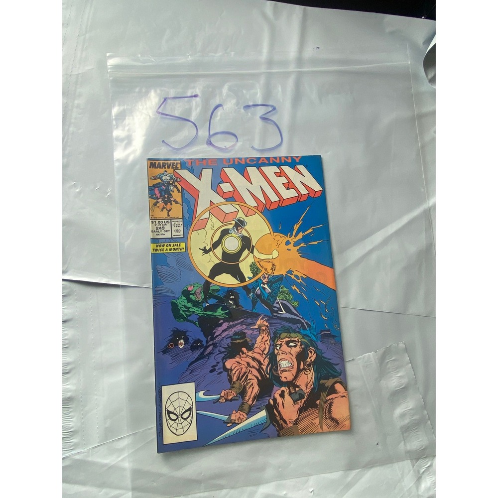 The Uncanny X-Men Comic Book Marvel 249 October 1989